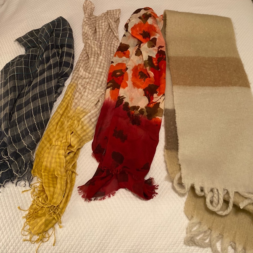 Scarf/Wrap/Shawl - 4 piece bundle